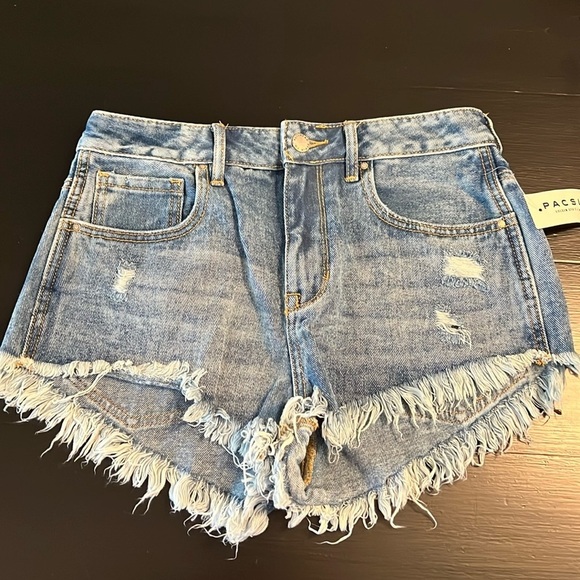PacSun bullhead high-rise short shorts - Picture 1 of 6